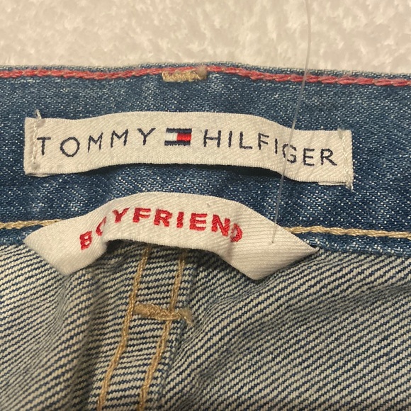 NWT Tommy Hilfiger Size 8L Boyfriend Low Rise Easy Fit Blue Jeans - Picture 2 of 13